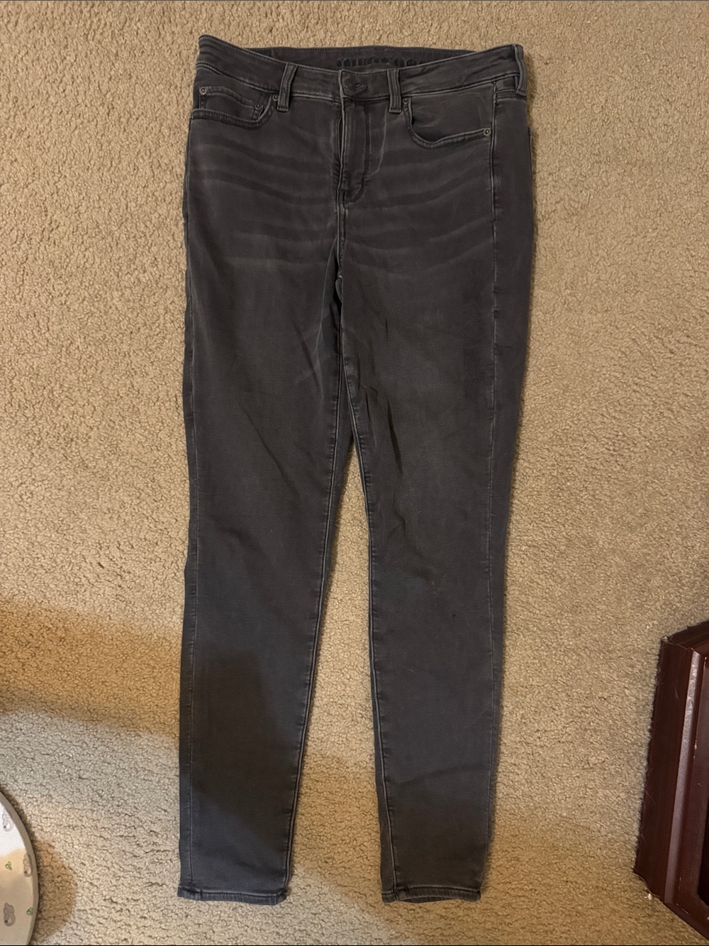 American Eagle Outfitters Black Charcoal Skinny Jeans